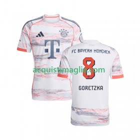 Divisa di Calcio Bayern Monaco Leon Goretzka 8 Trasferta 2025/2026